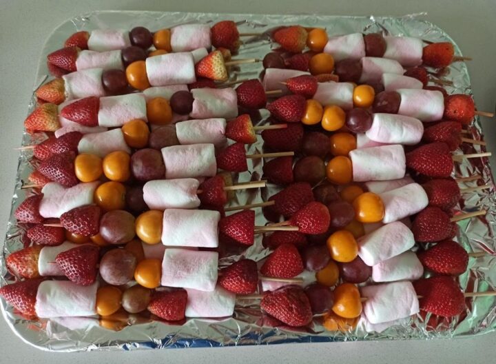 pinchos para fuente de chocolate